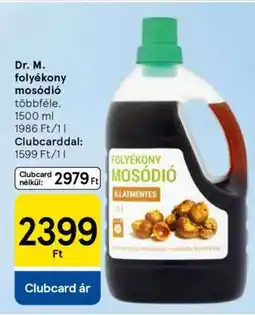Tesco Dr. M. folyékony mosódió ajánlat