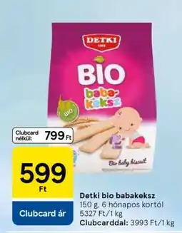 Tesco Detki Bio Babakeksz ajánlat