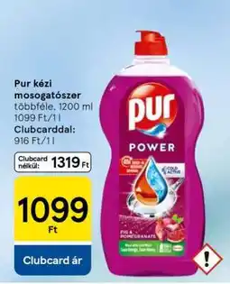 Tesco Pur kézi mosogatószer ajánlat