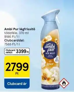 Tesco Ambi Pur légfrissítő ajánlat