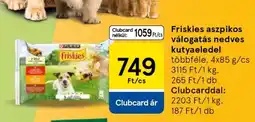 Tesco Friskies aszpikos válogatás nedves kutyaeledel ajánlat
