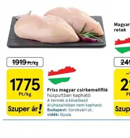 Tesco Friss magyar csirkemellfilé ajánlat