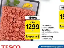 Tesco Tesco friss sertés-marha darálthús ajánlat