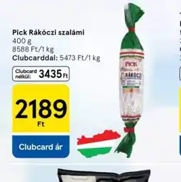 Tesco PICK Rákczi szalámi ajánlat