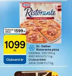 Tesco Dr. Oetker Ristorante pizza ajánlat