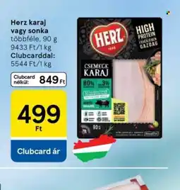 Tesco HERZ Csemege Karaj ajánlat
