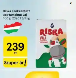Tesco RISKA csökkentett zsírtartalmú vaj ajánlat