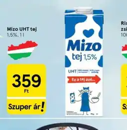 Tesco Mizo UHT tej 1,5% ajánlat