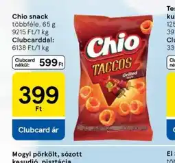 Tesco CHIO snack ajánlat