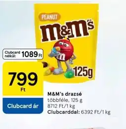 Tesco M&M's drazsé ajánlat