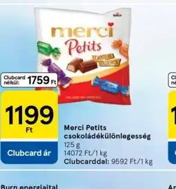 Tesco MERCI Petits csokoládé ajánlat