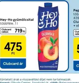 Tesco Hey-Ho gyümölcsital ajánlat