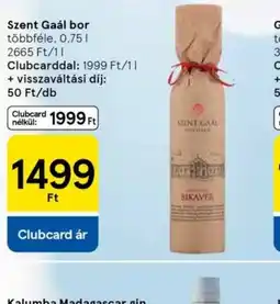 Tesco Szent Gaál bor ajánlat