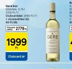 Tesco Gere bor ajánlat