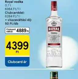 Tesco Royal vodka ajánlat