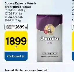 Tesco Douwe Egberts Omnia kávé ajánlat