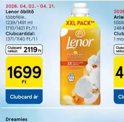 Tesco Lenor öblítő ajánlat
