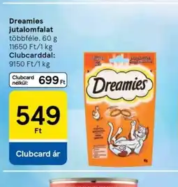 Tesco Dreamies jutalomfalat ajánlat