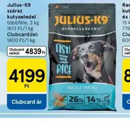 Tesco JULIUS-K9 száraz kutyaeledel ajánlat