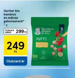 Tesco Gerber bio gabonasnack ajánlat