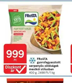 Tesco FROSTA mexiki zöldségkeverék ajánlat