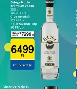 Tesco BELUGA Noble prémium vodka ajánlat