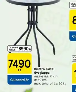 Tesco Bisztr asztal ajánlat