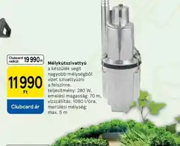 Tesco Mélykútszivattyú ajánlat