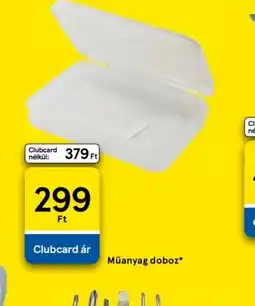 Tesco Műanyag doboz ajánlat