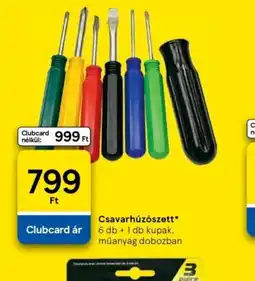 Tesco Csavarhúzszett ajánlat