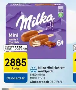 Tesco Milka Mini jégkrém ajánlat