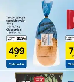 Tesco Tesco szeletelt szendvics vekni ajánlat