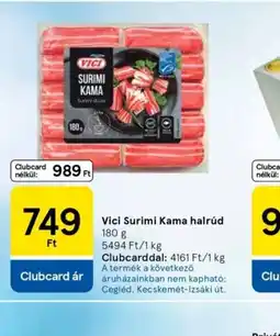 Tesco Vici Surimi Kama halrúd ajánlat