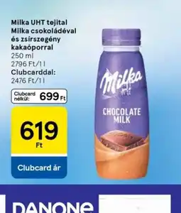 Tesco Milka UHT tejital ajánlat