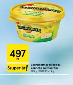 Tesco Leerdammer félzsíros sajtkrém ajánlat