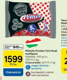 Tesco Pöttyös Protein Túr Rudi ajánlat