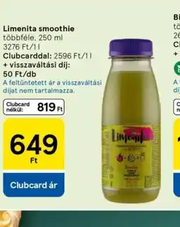 Tesco Limenita smoothie ajánlat