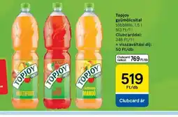 Tesco Topjoy gyümölcsital ajánlat