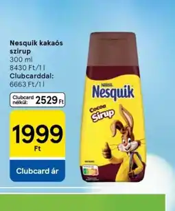 Tesco Nesquik kakas szirup ajánlat