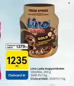 Tesco Lino Lada mogyorkrém ajánlat
