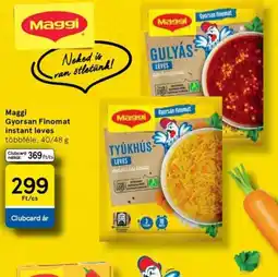 Tesco Maggi Gyorsan Finomat leves ajánlat
