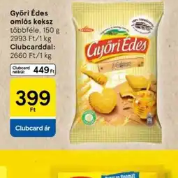 Tesco Győri Édes omls keksz ajánlat