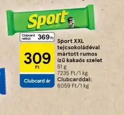 Tesco Sport XXL kakas szelet ajánlat