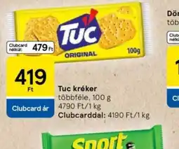 Tesco TUC kréker ajánlat