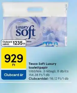 Tesco Tesco Soft Luxury toalettpapír ajánlat