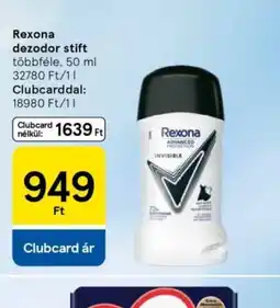 Tesco Rexona dezodor stift ajánlat