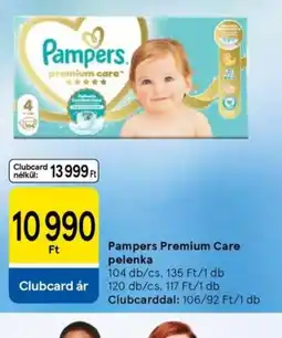 Tesco Pampers Premium Care pelenka ajánlat