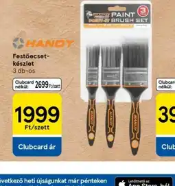Tesco HANDY Festőecset-készlet ajánlat