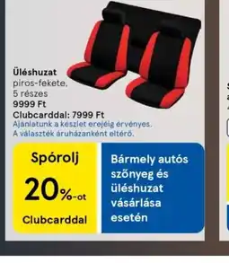 Tesco Üléshuzat piros-fekete ajánlat