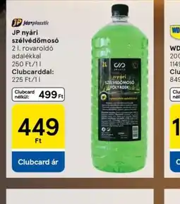 Tesco JP nyári szélvédőmos ajánlat
